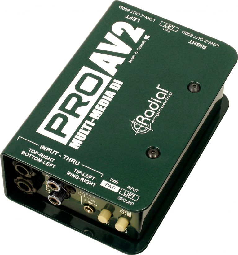 Radial Pro AV2 DI Box Stereo Passiva