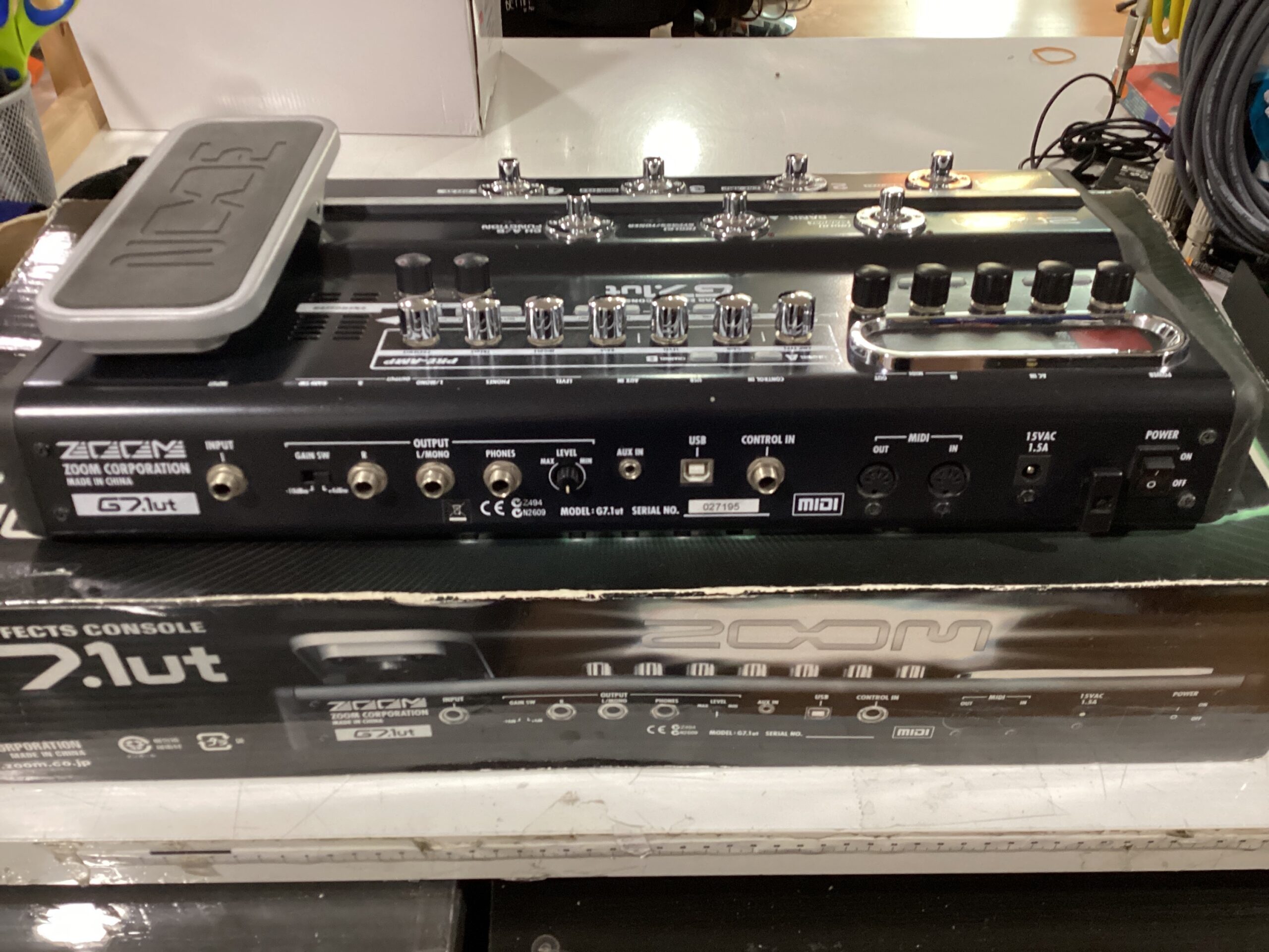 Zoom G7.1ut pedaliera multieffetto chitarra usata