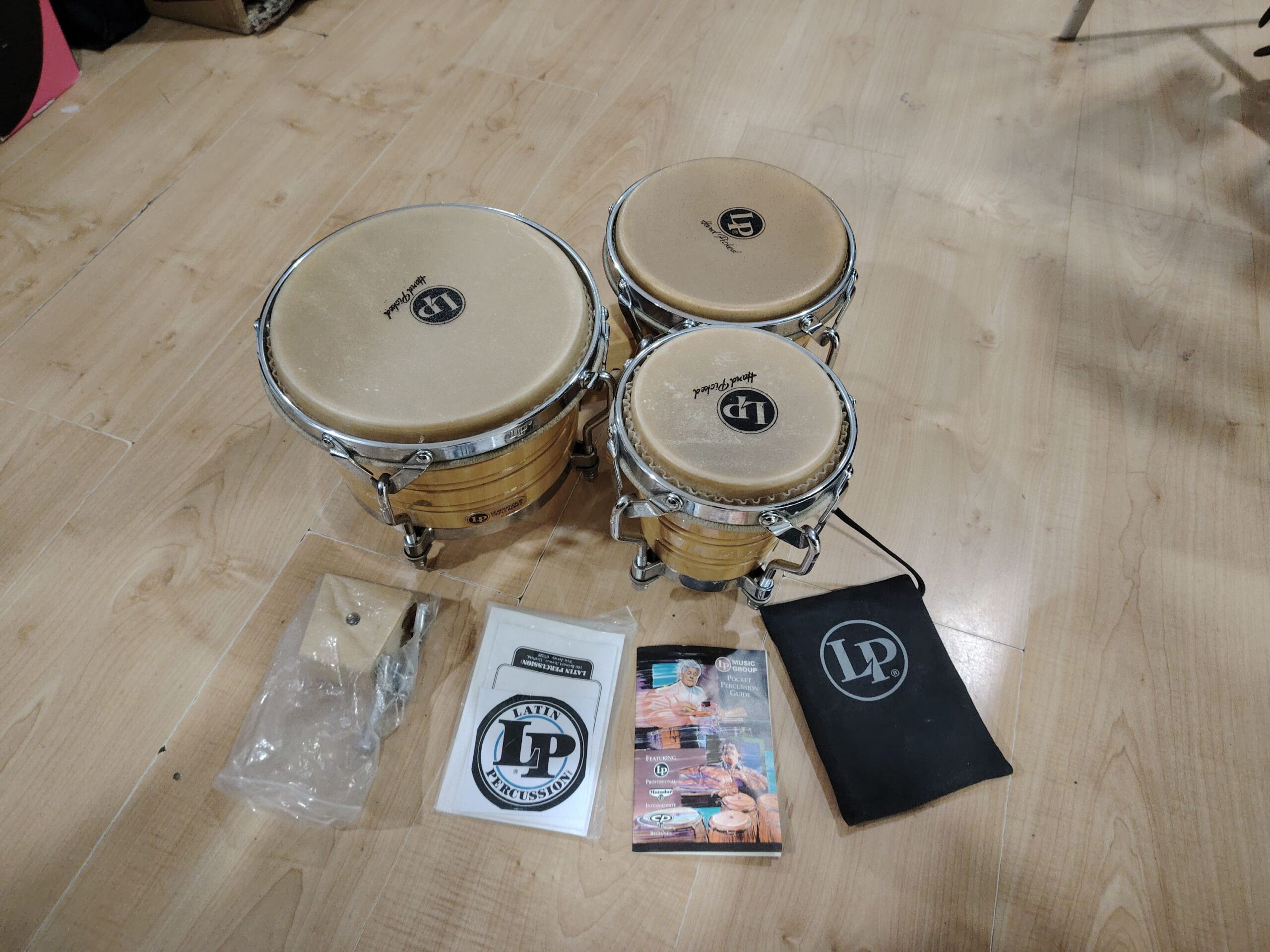 Latin Percussion LP201A3 Generation III triplo bongo Natural