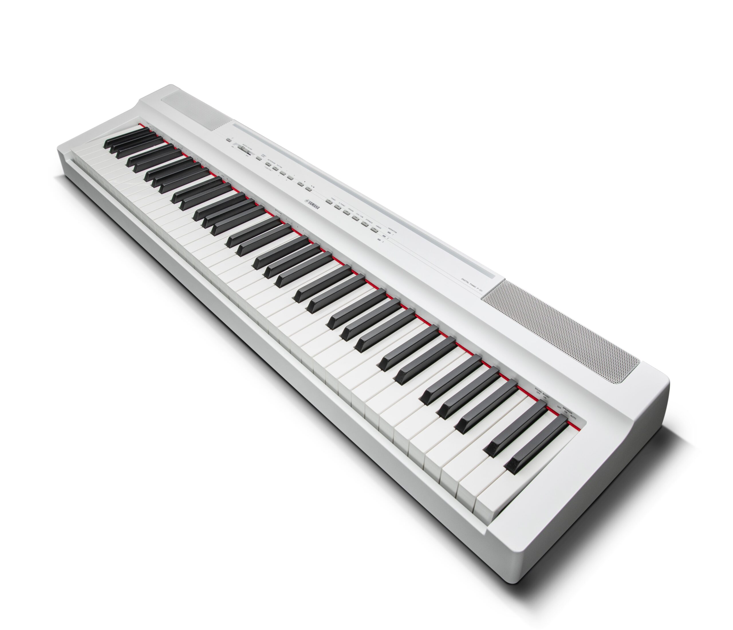 Yamaha P-121 WH pianoforte digitale 73 tasti bianchi bundle