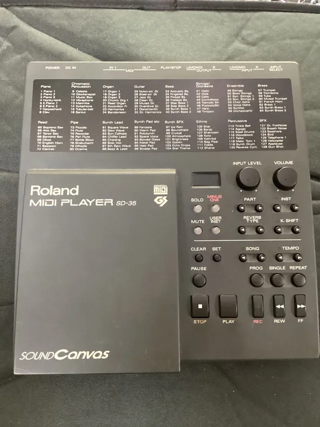 Roland SD-35 midi player usato occasione