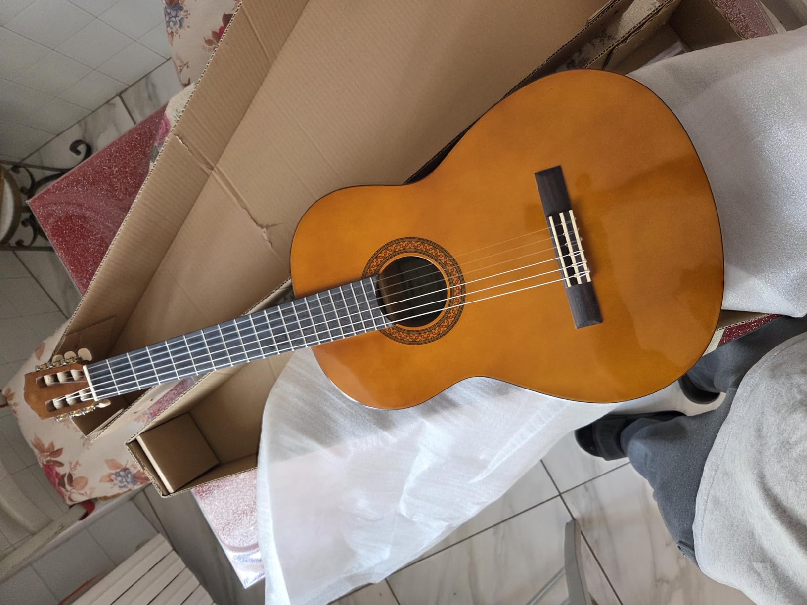 Yamaha CX40II chitarra classica elettrificata pickup