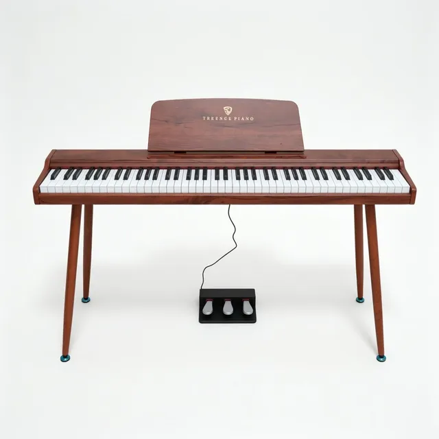 Terence P10 Piano Casa 88 Tasti Pesati Noce Nero