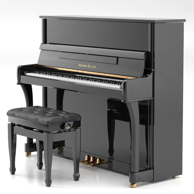 Eduard Seiler ED-126 M pianoforte verticale nero SMRA