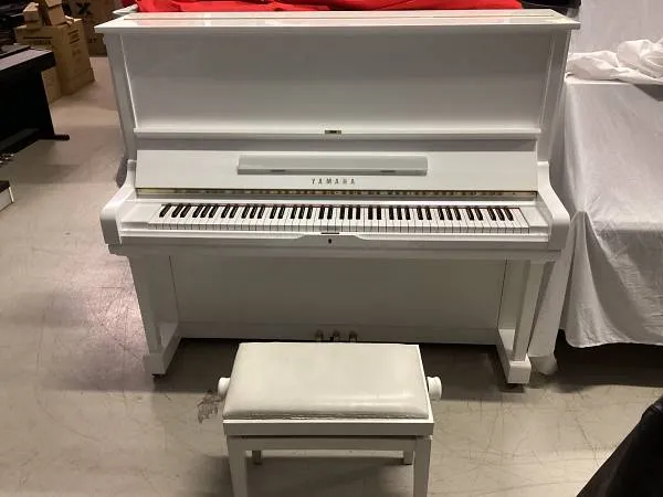 Yamaha U3 Pianoforte Verticale Bianco Usato 131 cm