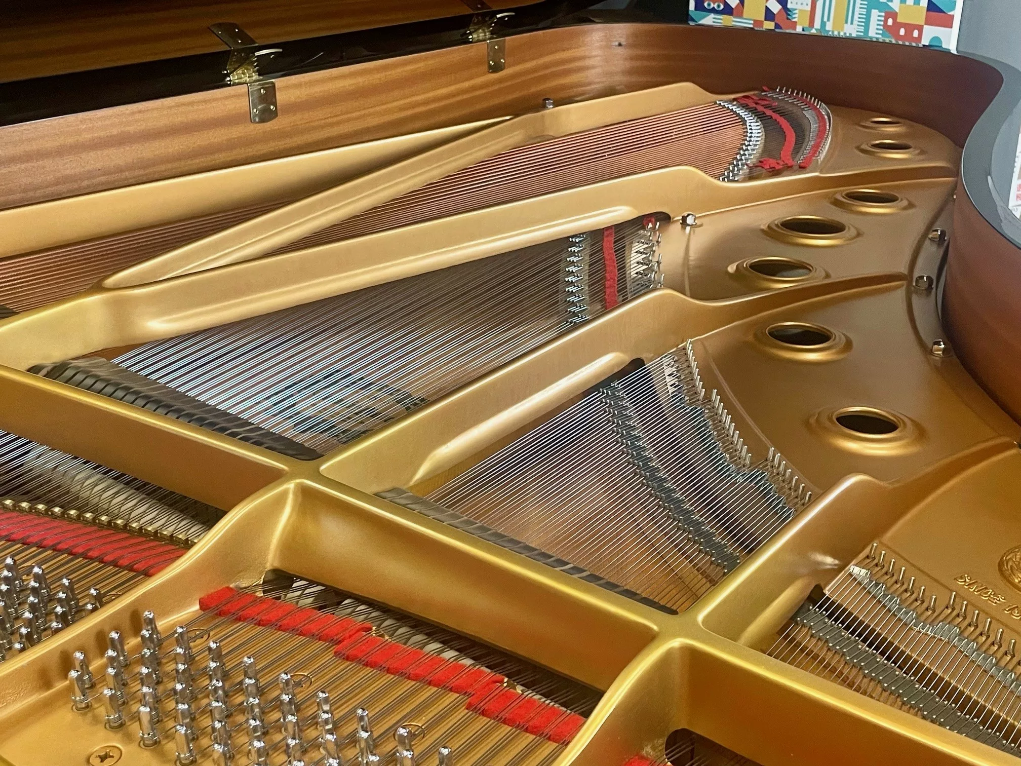 Yamaha C7 pianoforte a coda usato 227 cm nero lucido