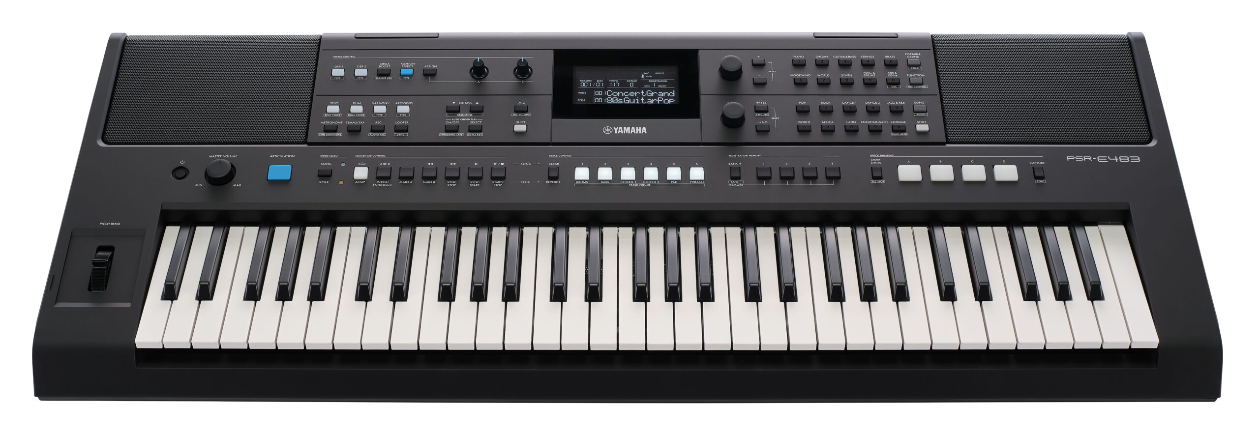 Yamaha PSR-E483 Tastiera Arranger 61 Tasti