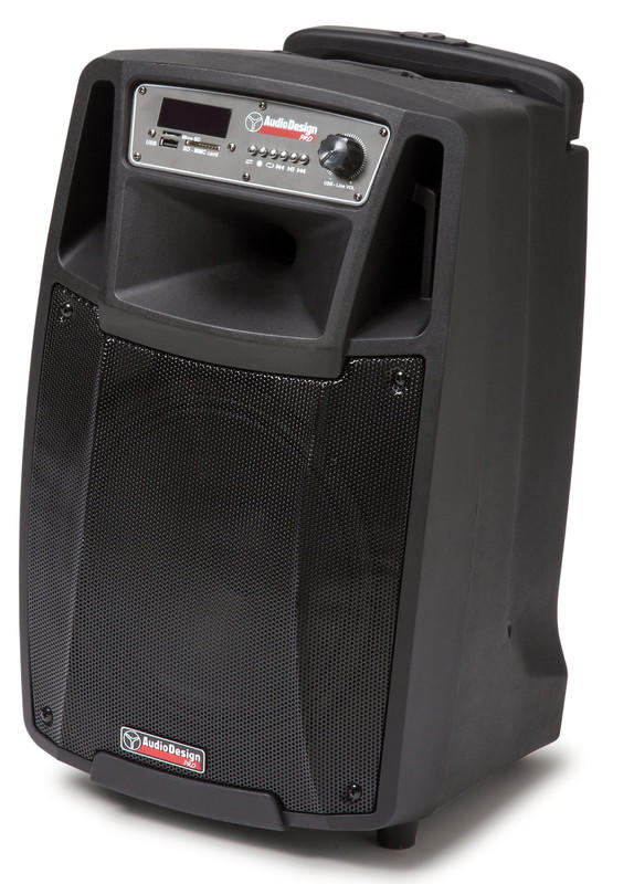 Audio Design M2 12WL cassa amplificata a batteria con 2 microfoni