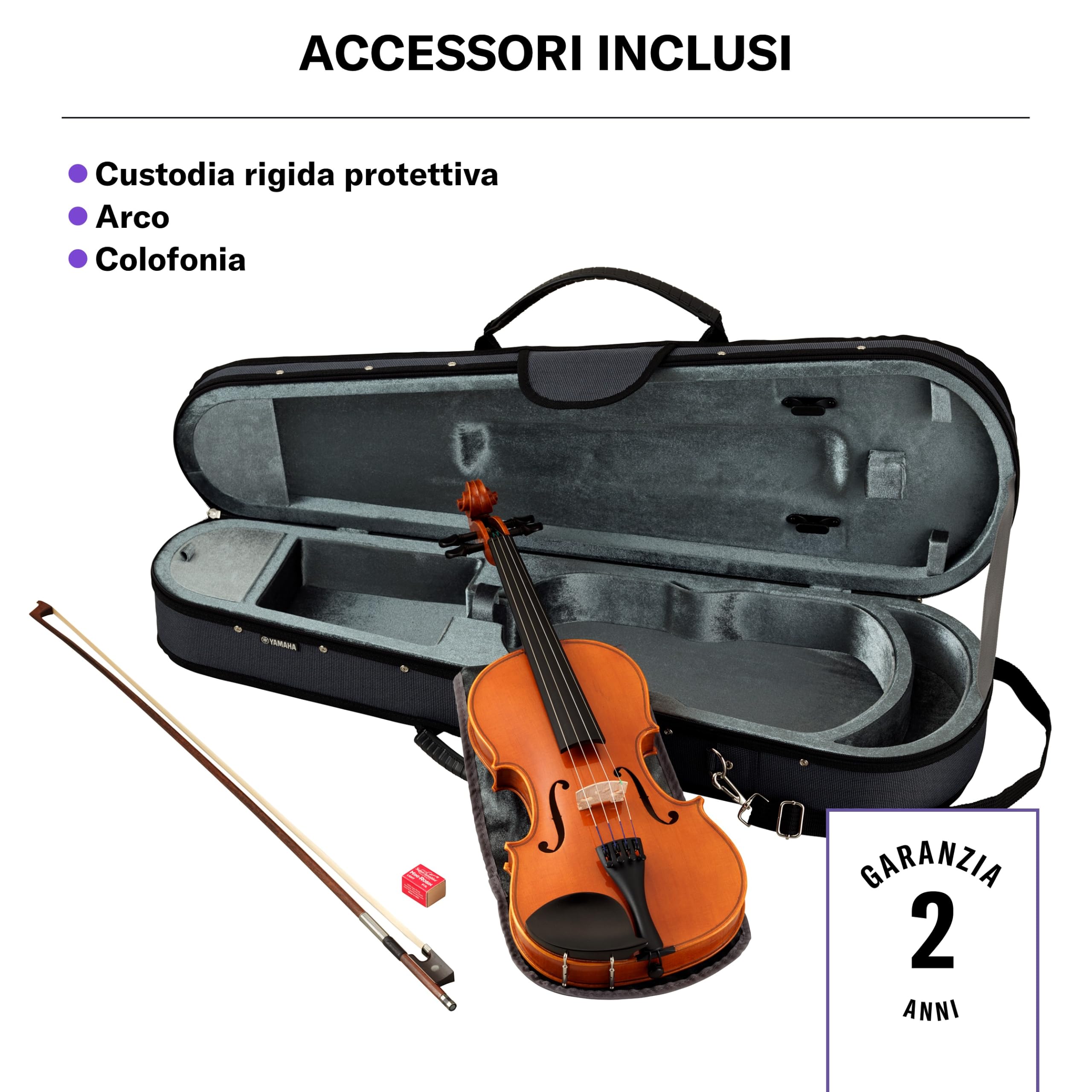 Yamaha V5SC Violino Acustico 1/16 Marrone