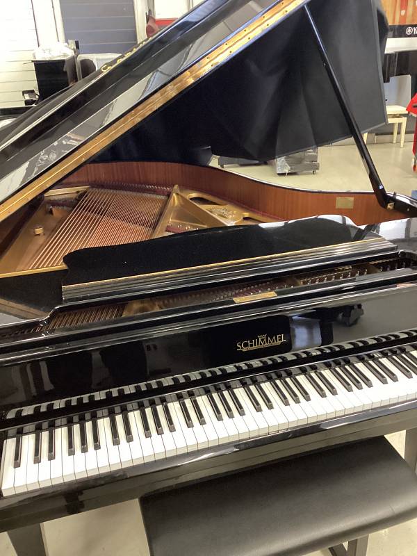 Schimmel 174T Pianoforte a Coda Nero 174cm Usato
