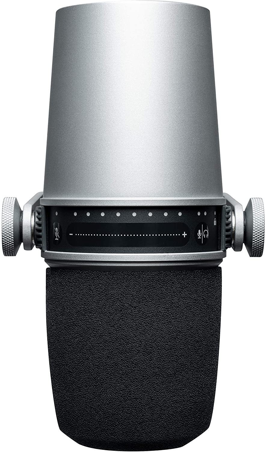 Shure MV7 microfono podcast USB XLR nero con touch