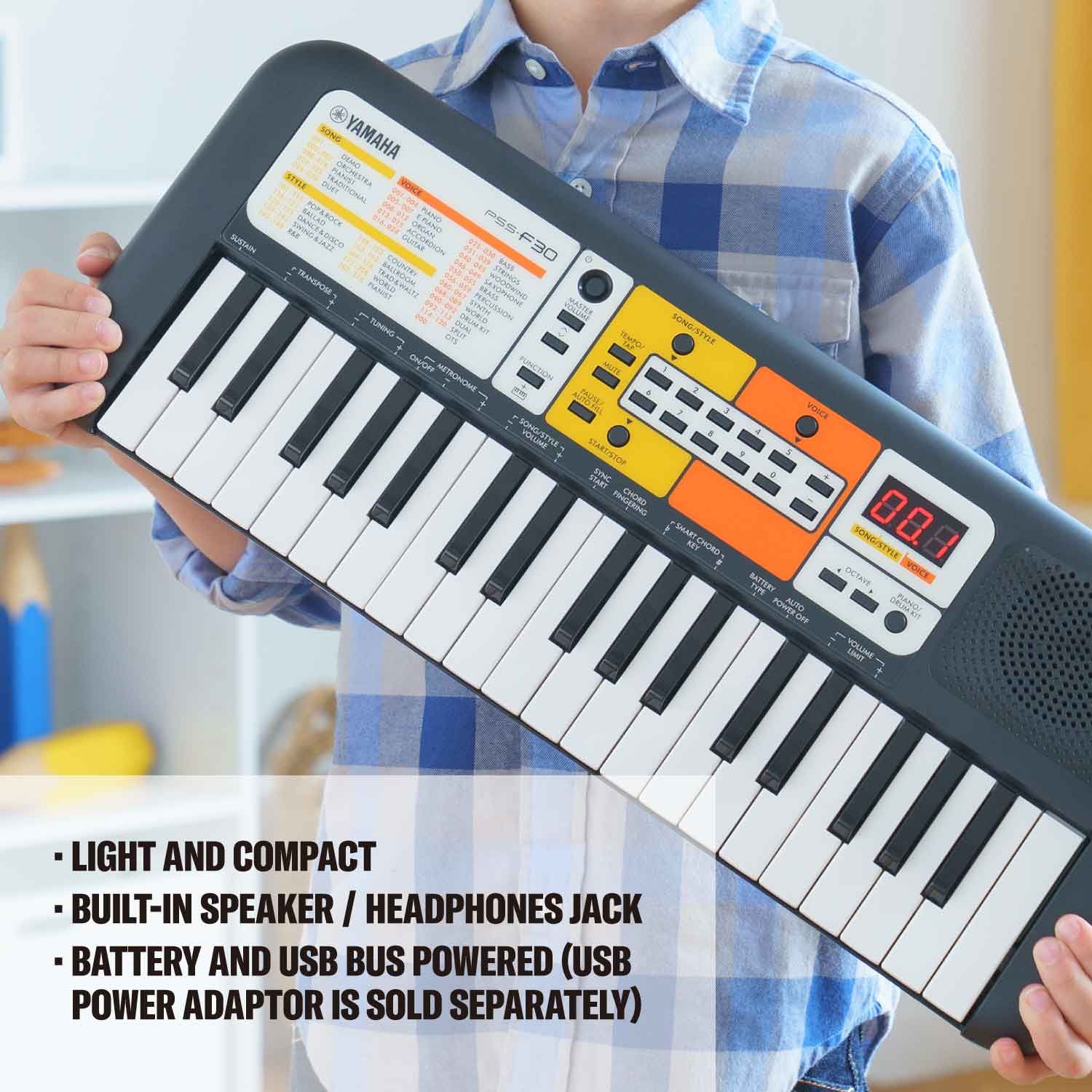 Yamaha PSS-F30 tastiera 37 mini tasti per bambini