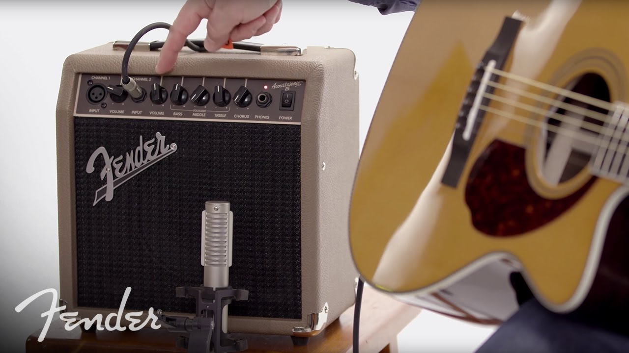Fender Acoustasonic 15 ampli chitarra acustica 15W chorus
