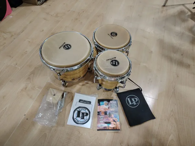 Latin Percussion LP201A3 Generation III triplo bongo Natural