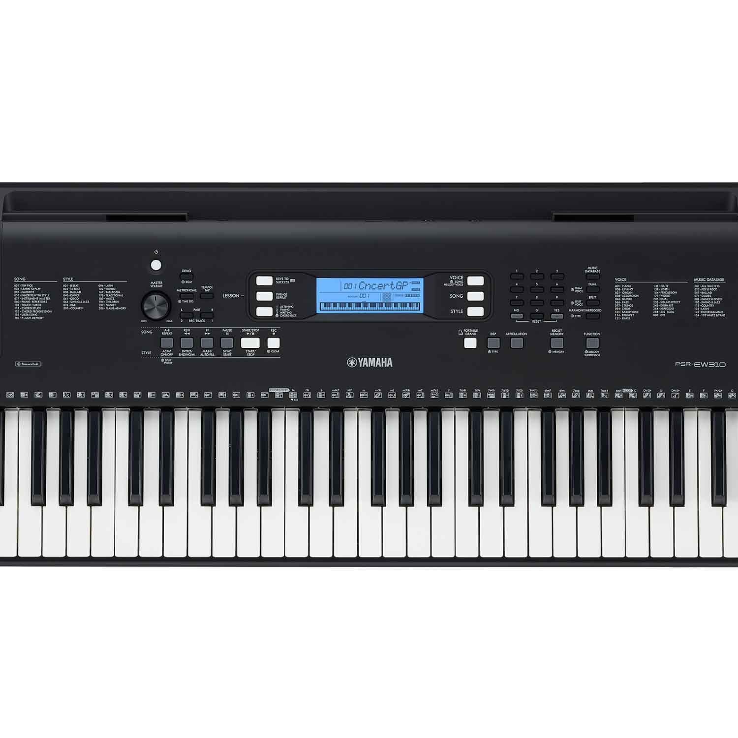 Yamaha YPT-W320 tastiera portatile 76 tasti sensibili