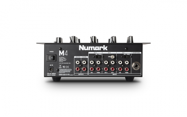 Numark M4 Black Mixer DJ 3 Canali
