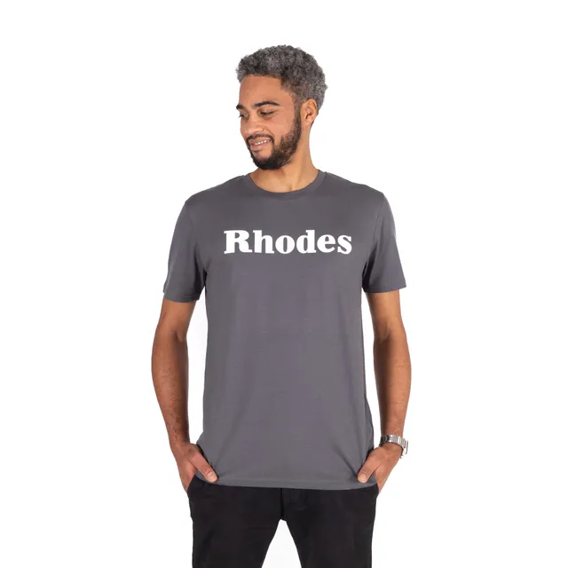 Rhodes Lifestyle T-Shirt Anthracite maglietta cotone organico