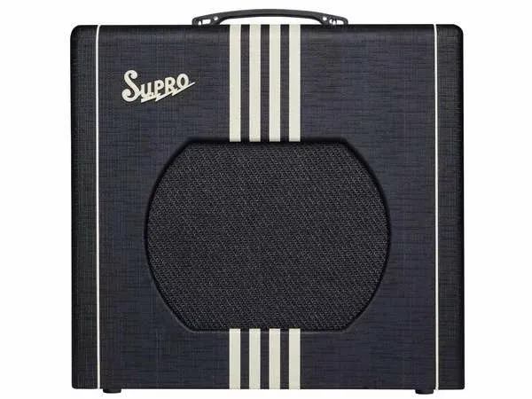 Supro Delta King 12 ampli chitarra valvolare Black Cream ex-demo