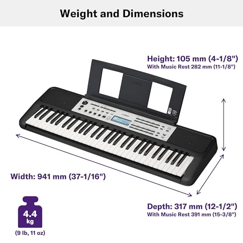 Yamaha YPT-380 tastiera portatile 61 tasti touch