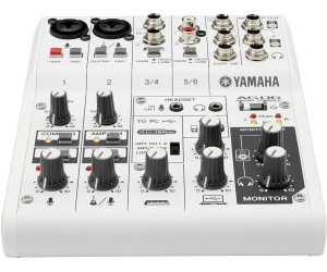 Yamaha AG06 MKII White Mixer USB Bianca Streaming