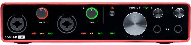 Focusrite Scarlett 8i6 3rd Gen interfaccia audio USB 24-bit