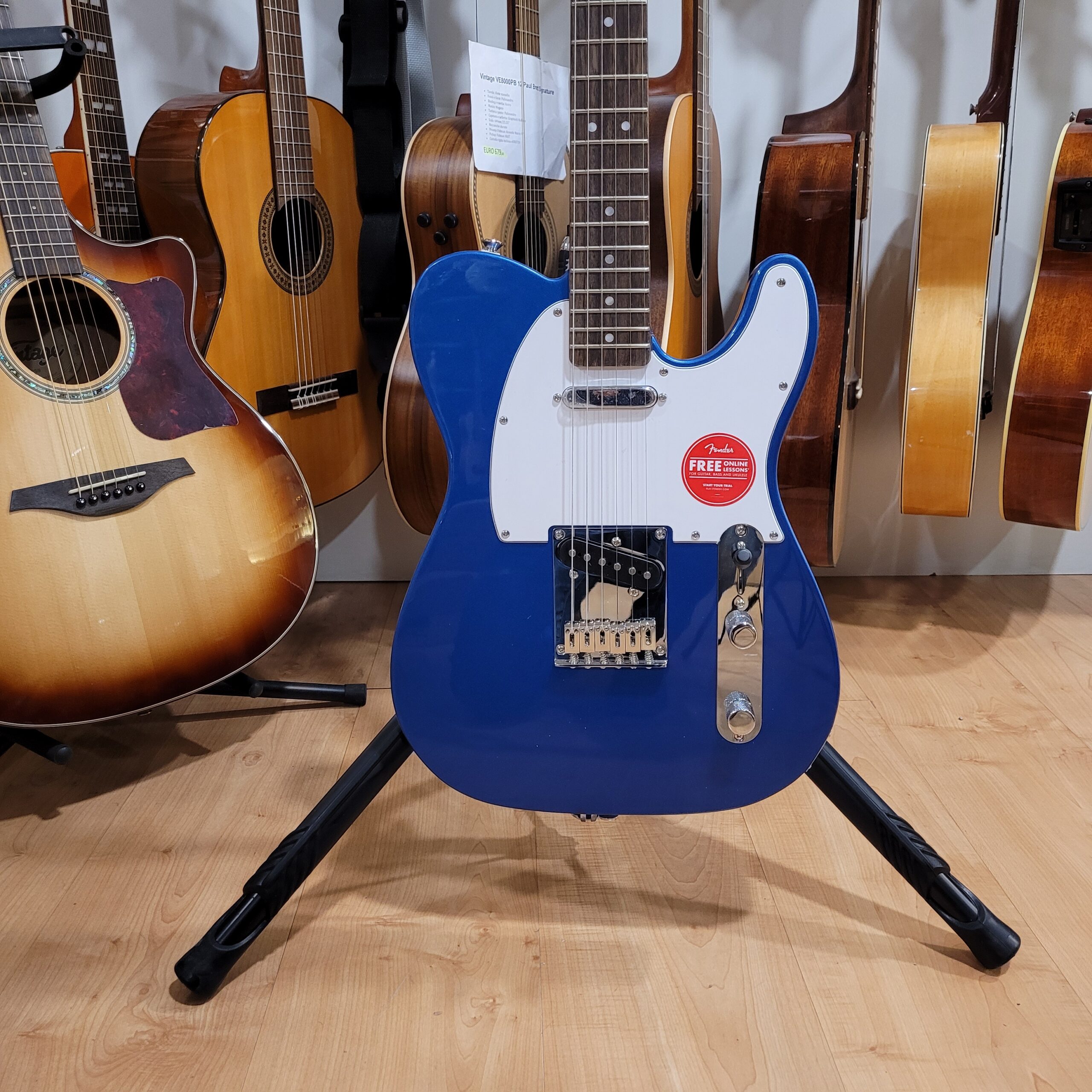 Squier Affinity Telecaster Chitarra Elettrica Lake Placid Blue