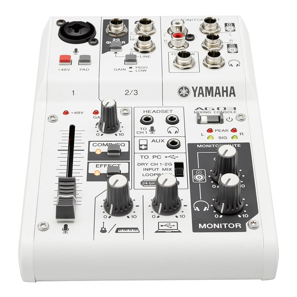 Yamaha AG03 MKII mixer scheda audio USB streaming