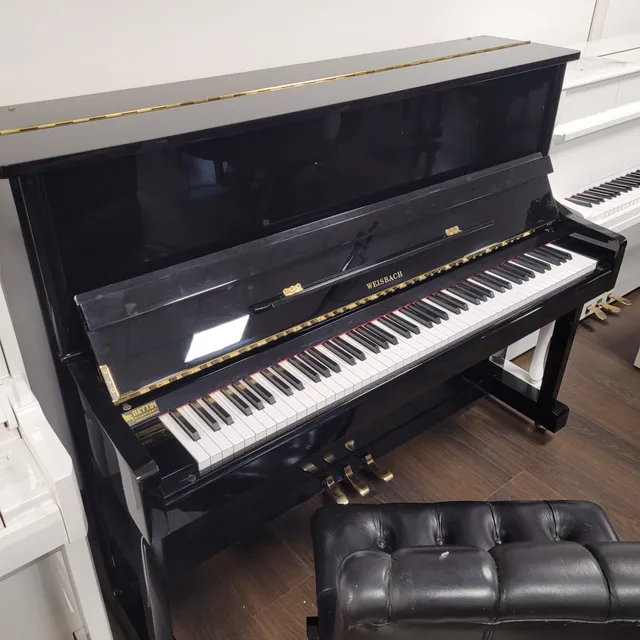 Weisbach 118 pianoforte verticale nero lucido demo