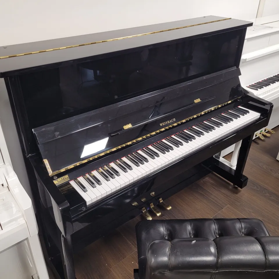 Weisbach 118 pianoforte verticale nero lucido demo