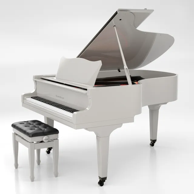 Eduard Seiler ED-186B pianoforte a coda nero lucido