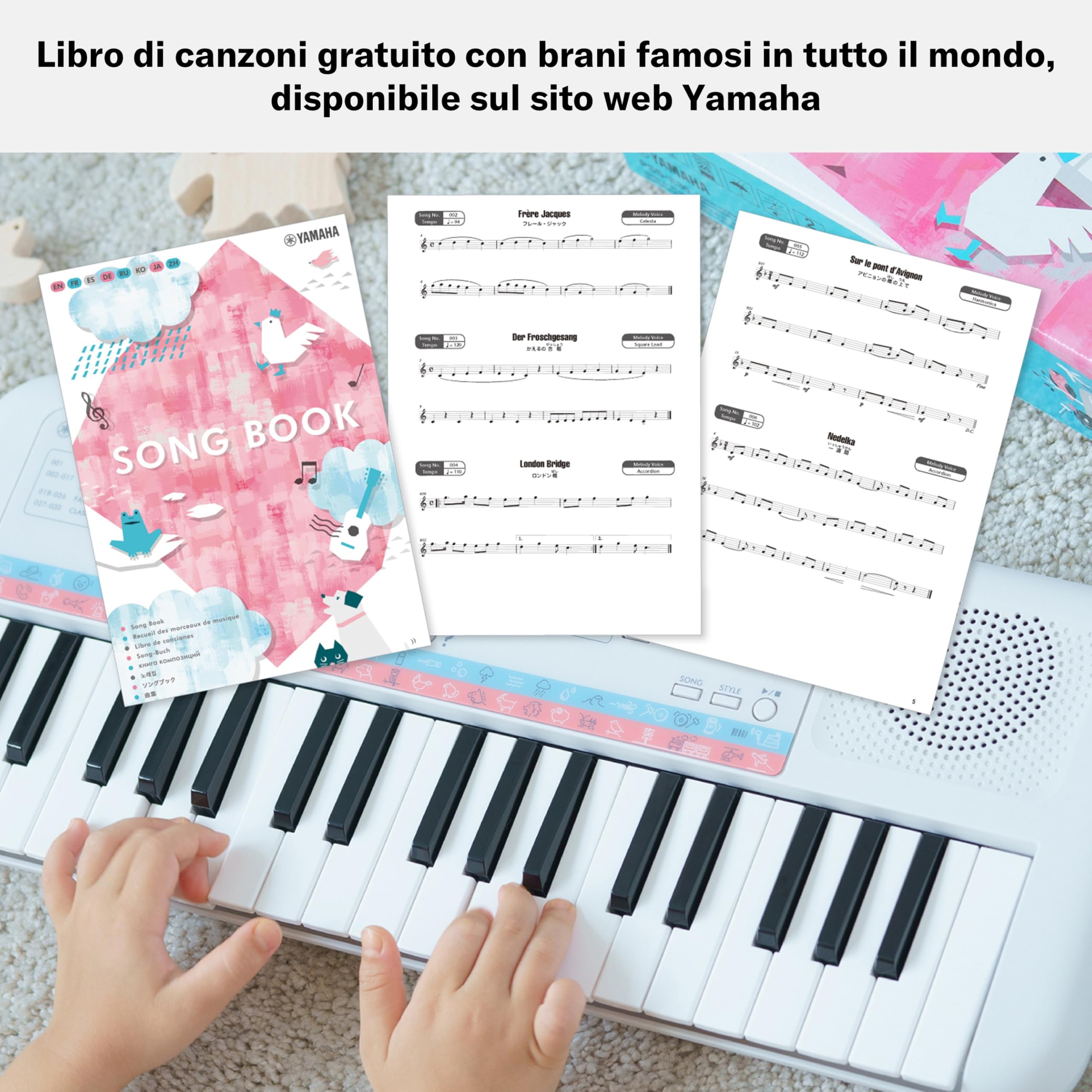 Yamaha Remie PSS-E30 Tastiera Bambini 37 Tasti Bianca Quiz