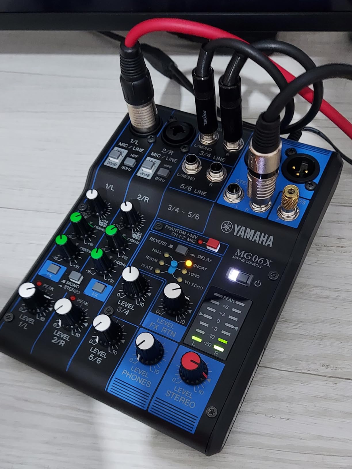 Yamaha MG06X mixer audio 6 canali effetti SPX