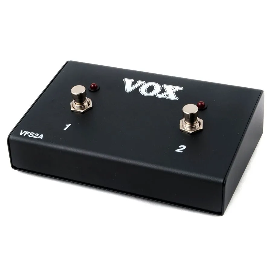 VOX VFS2A footswitch pedale 2 tasti metallo LED
