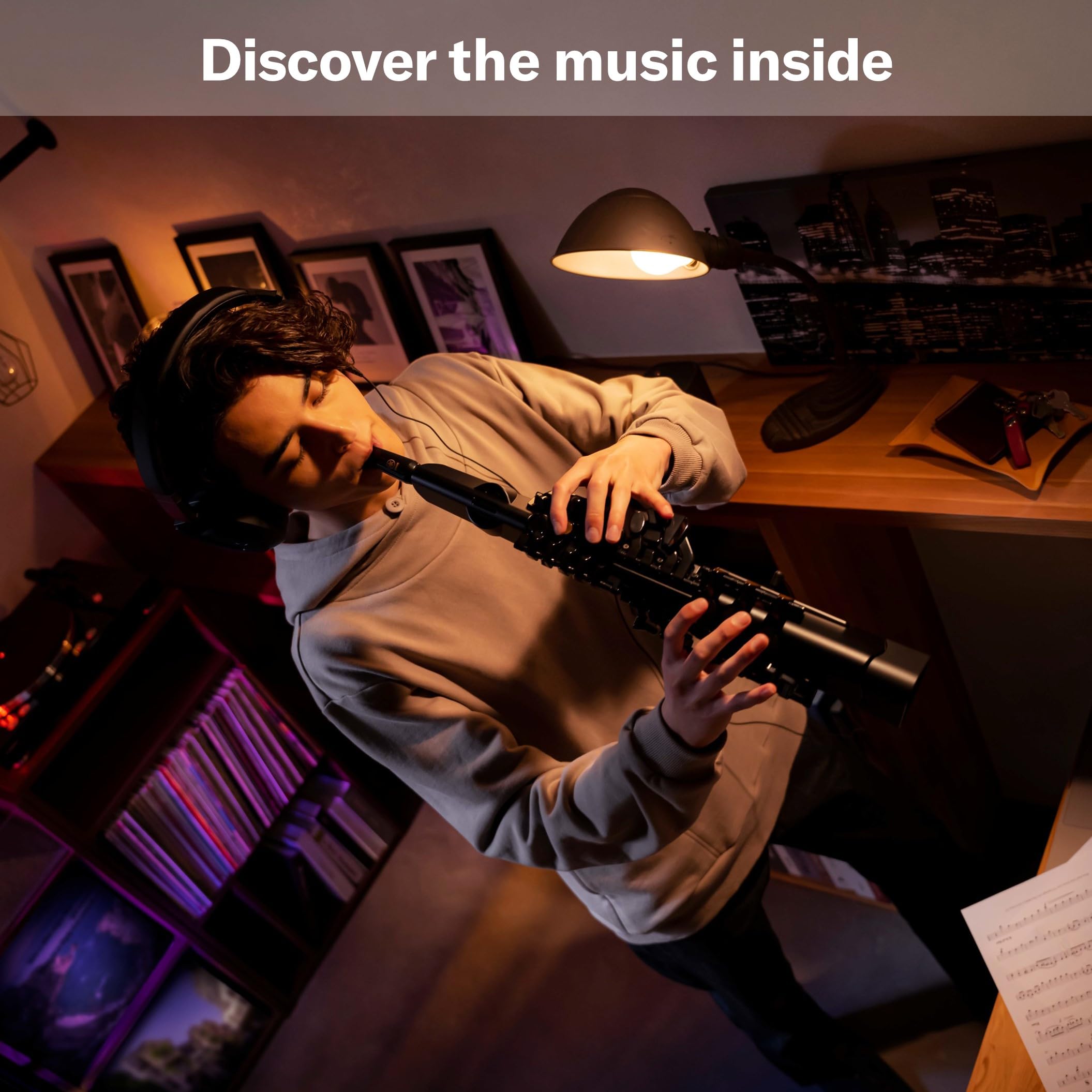 Yamaha YDS-120 sax digitale 56 voci con cuffie