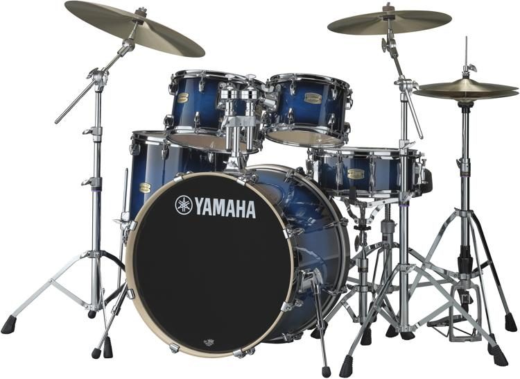 Yamaha Stage Custom batteria betulla Deep Blue Sunburst Ex Demo