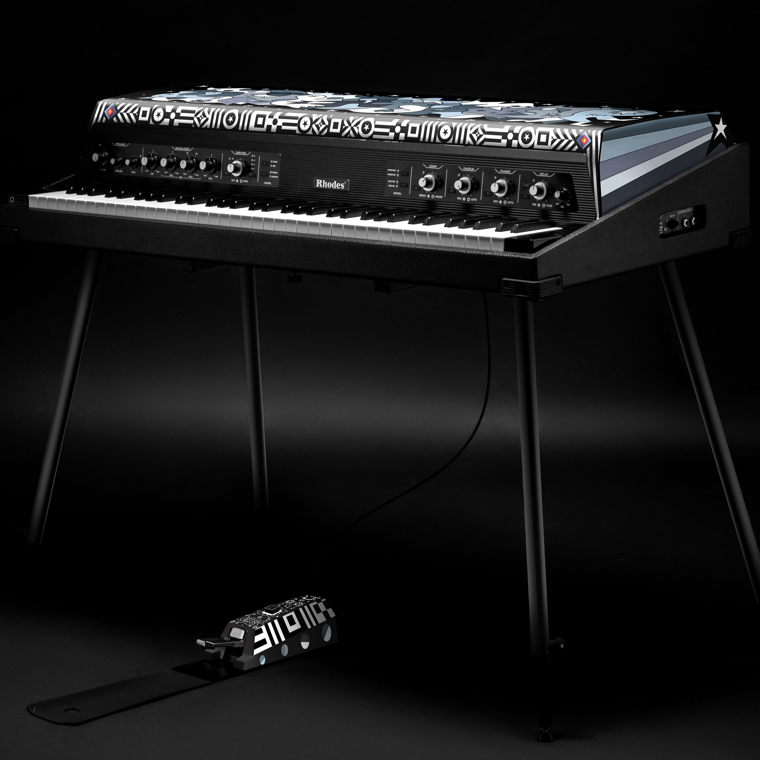 Rhodes MK8 Moon Boogie Nicolas Dixon pianoforte elettrico artist