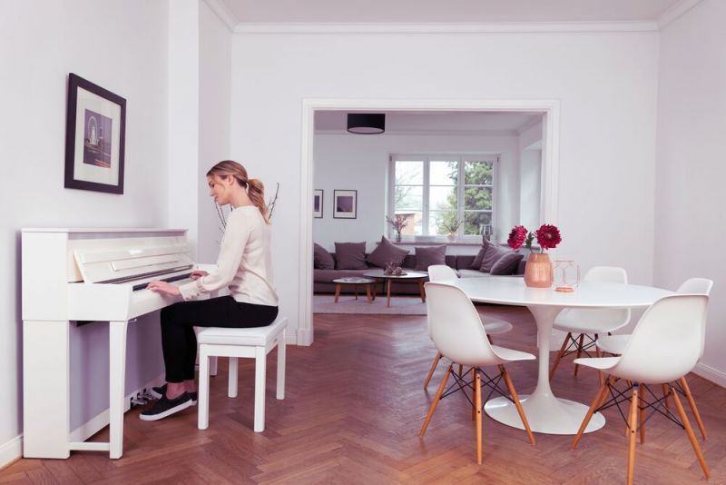Yamaha Clavinova CLP785 PWH pianoforte digitale bianco lucido
