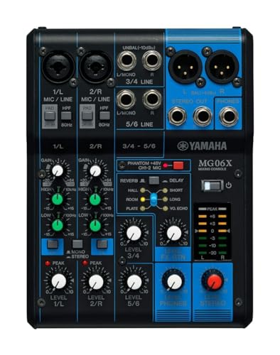 Yamaha MG06X mixer audio 6 canali effetti SPX