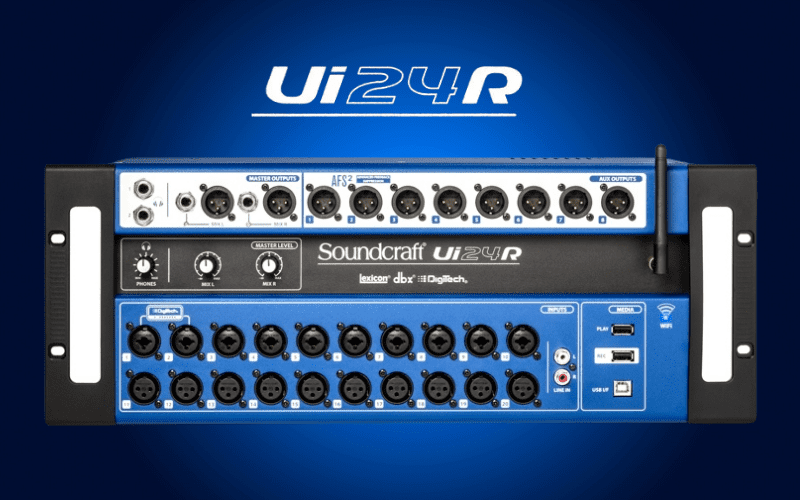 Soundcraft Ui24R mixer digitale 24 ingressi con WiFi