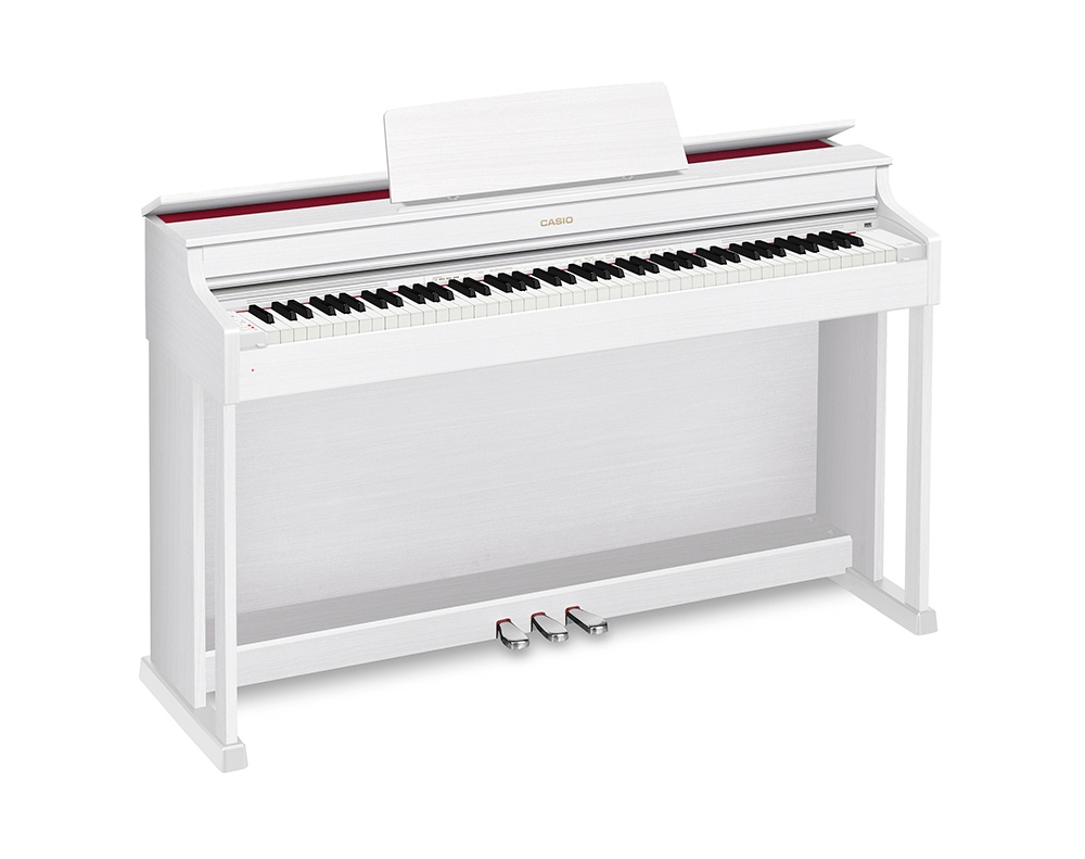 Casio Celviano AP-470 Pianoforte digitale bianco con panca 88 tasti