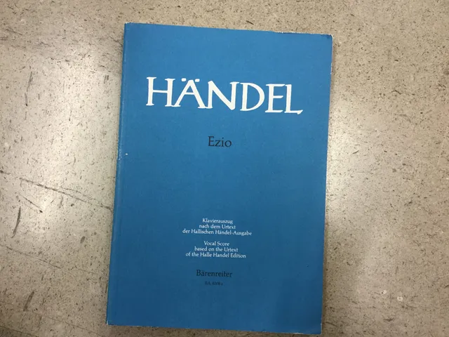 Händel Ezio CD opera barocca edizione Accessori