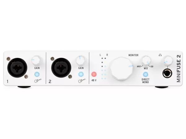 Arturia MiniFuse 2 Scheda Audio Bianca USB-C