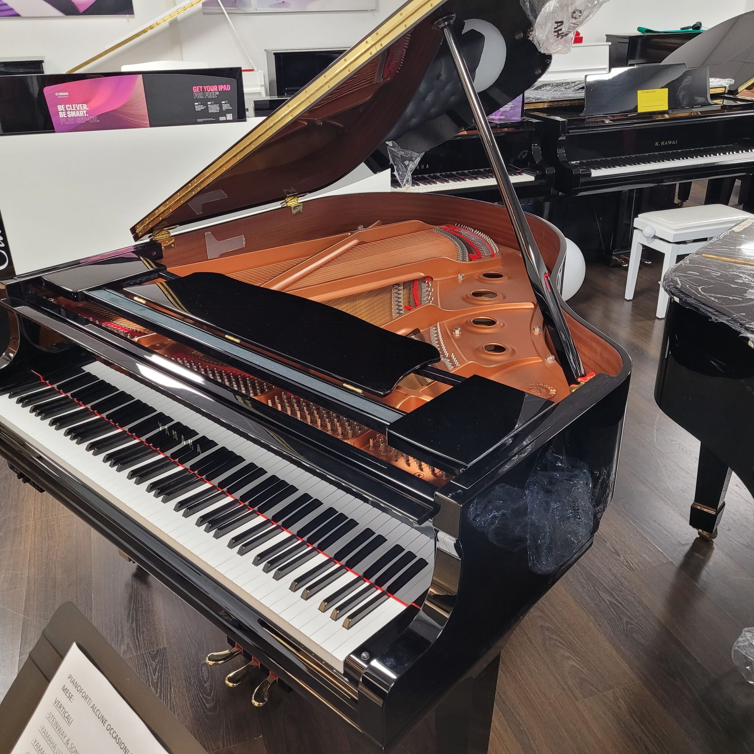 Yamaha GC1 SH3 pianoforte a coda silent nuovo