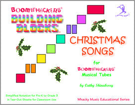 Boomwhackers Building Blocks Christmas Songs libro 11 canzoni natale