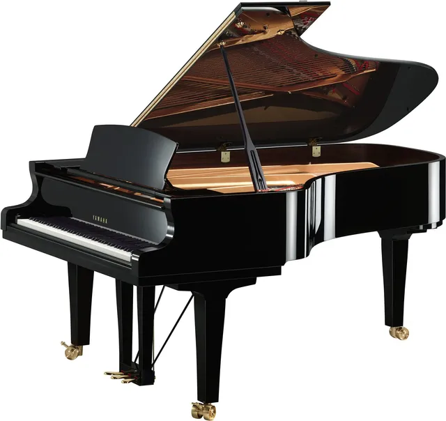 Yamaha S7X pianoforte a coda da concerto nero