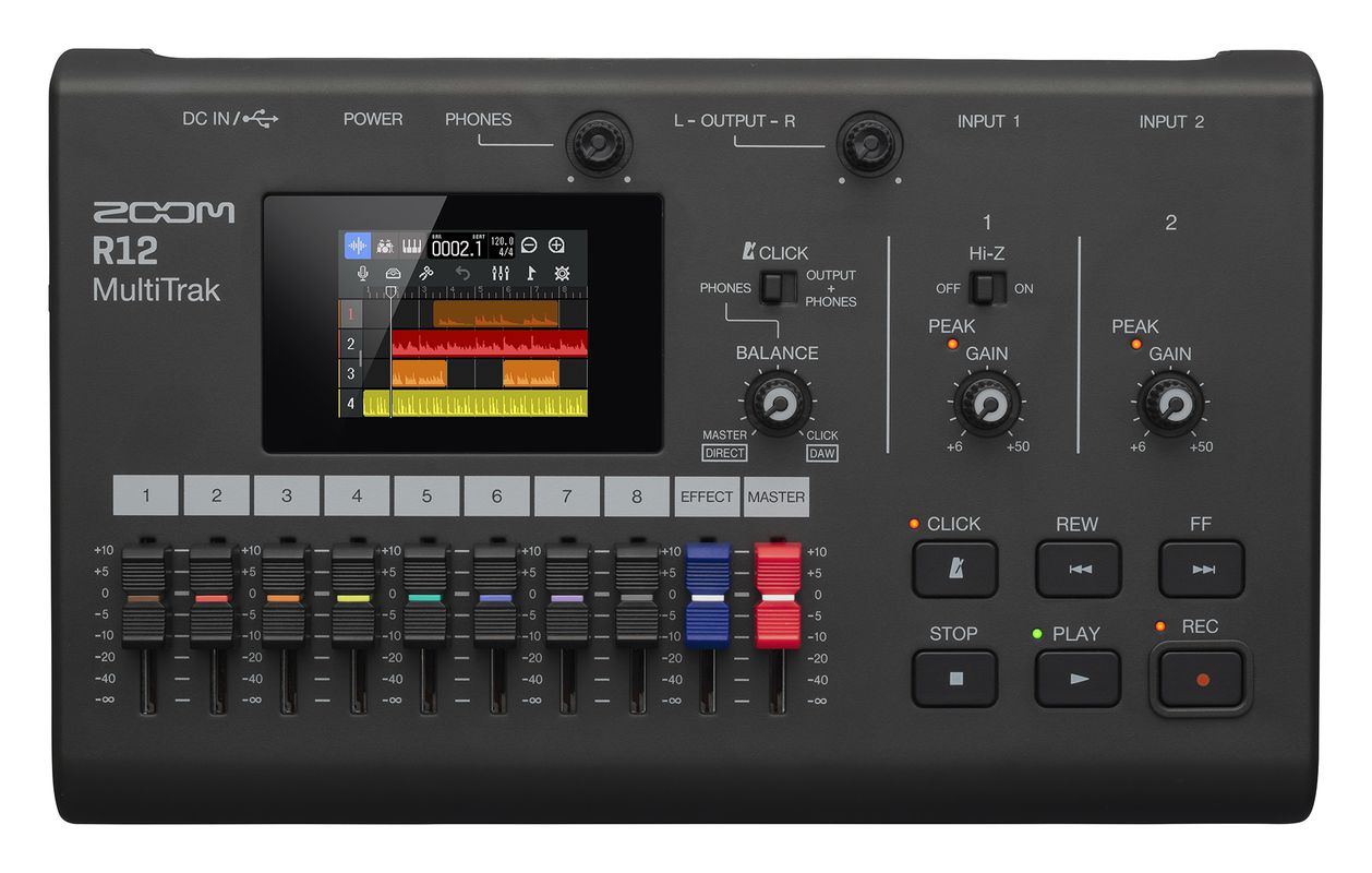 Zoom R12 registratore digitale multitraccia interfaccia USB-C