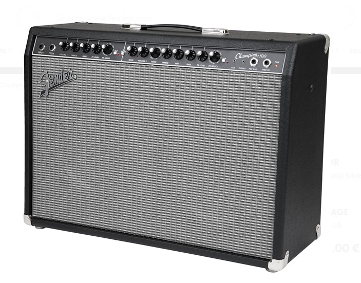 Fender Champion 100 Amplificatore Chitarra 100W 2x12