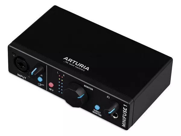 Arturia MiniFuse 1 scheda audio USB-C nera
