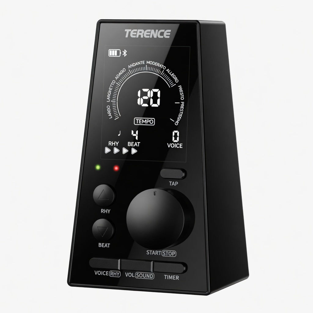 Terence DM1 Metronomo Digitale Nero per Pianoforte