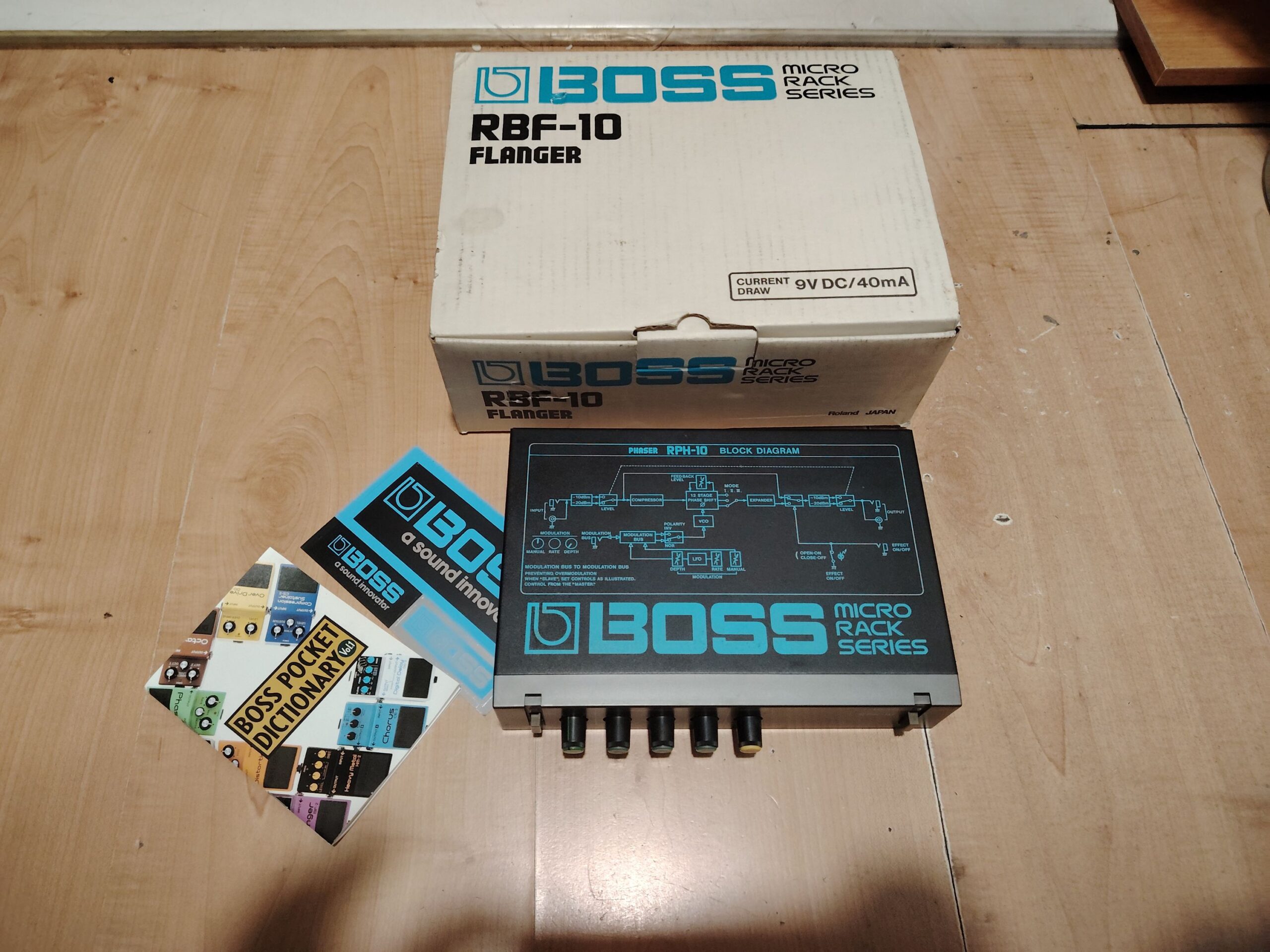 Boss RBF-10 Micro Rack flanger vintage new old stock